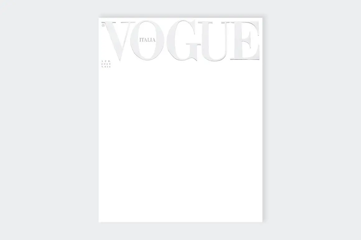 Vogue Italia в бяло: Прераждане, светлина след мрака, респект