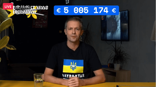 5 млн. евро за три дни: Литва направи рекордна кампания и ще купи "Байрактар" на Украйна