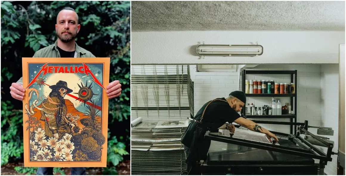 Дидо Пешев - българинът, който рисува официални постери на Metallica