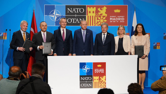 Ердоган се съгласи Швеция и Финландия да влязат в НАТО 