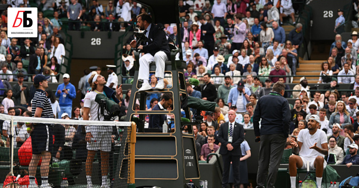 Само преди седмица Ник Кирьос и Стефанос Циципас бяха заснети