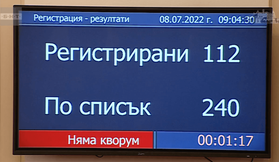 ГЕРБ бойкотира заседанието на НС, но кворум се събра от втори опит