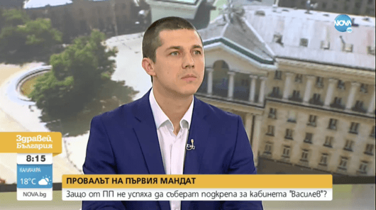 Мирослав Иванов: Не можем да правим коалиция с ГЕРБ, след като искаме Борисов да бъде разследван