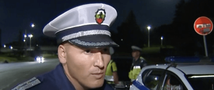 Късно снощи полицията спря шофьор с рекордните 5 11 промила алкохол