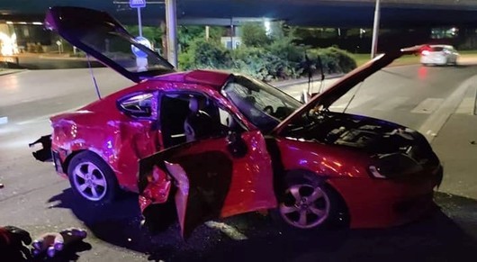 Пиян и дрогиран шофьор на 19 г. рани четирима души при катастрофа в София