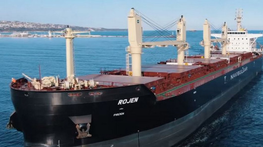 Корабът "Рожен", който беше блокиран на израелско пристанище, акостира във Варна