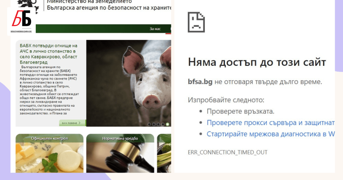Срещу сайта и сървърите на Българската агенция по безопасност на