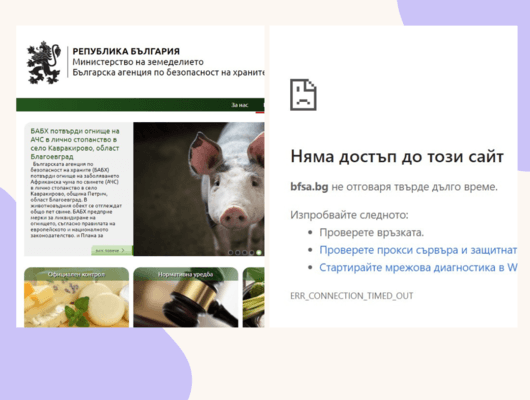 Срещу сайта и сървърите на Българската агенция по безопасност на