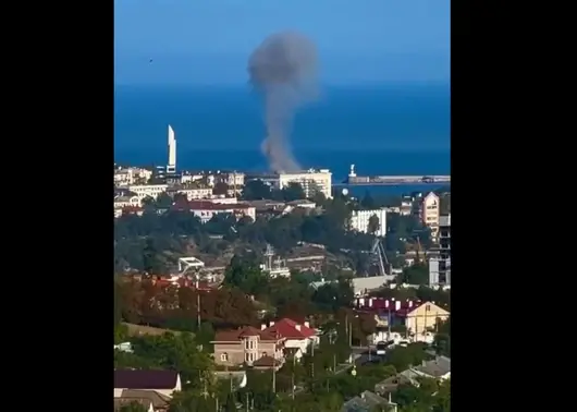 Взривове и нови атаки по щаба на руския Черноморски флот в Крим
