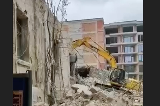 Събарянето на тютюневите складове на бул Христо Ботев в Пловдив