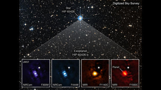Телескопът James Webb засне кадри на планета извън нашата слънчева система