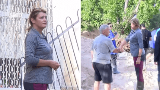 Десислава Радева се включи в почистването на наводненото село Слатина