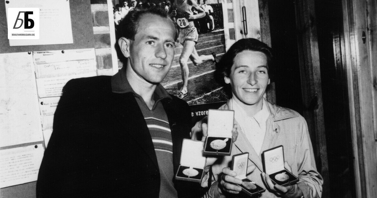 На Олимпиадата през 1952 г. чехкинята Дана Затопкова печели златен