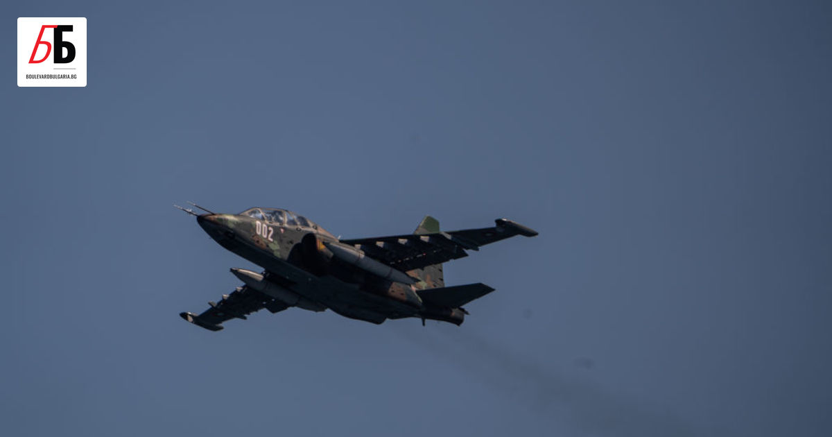 Военен самолет Су-25 се е разбил при тренировъчен полет край