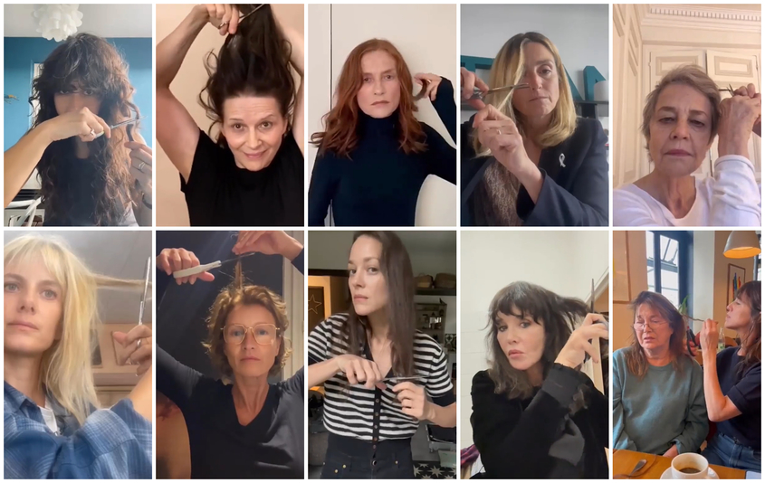 Бунтът на отрязаните коси: Звездите на Франция подкрепиха жените на Иран 
