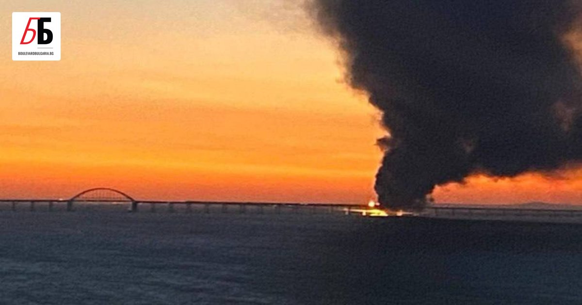 Взрив и пожар са избухнали на стратегически важния Кримски мост,