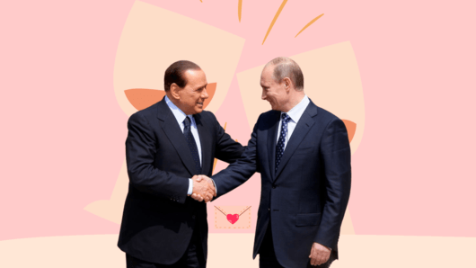 С вино и "сладко писмо" Берлускони отново потърси добрия си приятел Путин