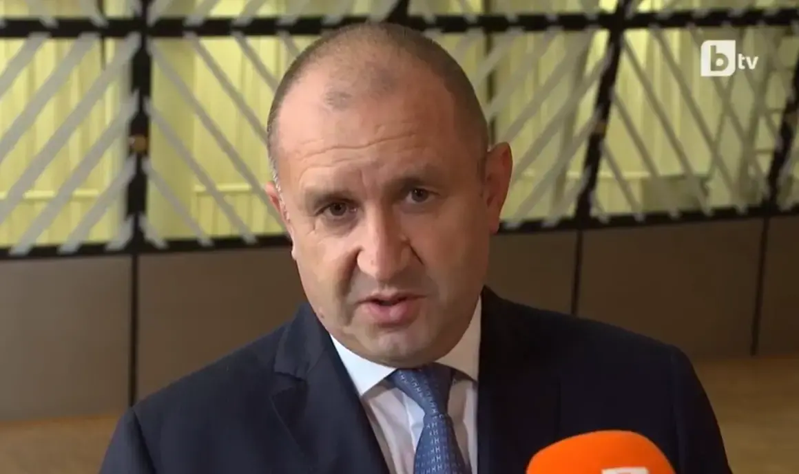 Румен Радев поръча "продукт" на Народното събрание