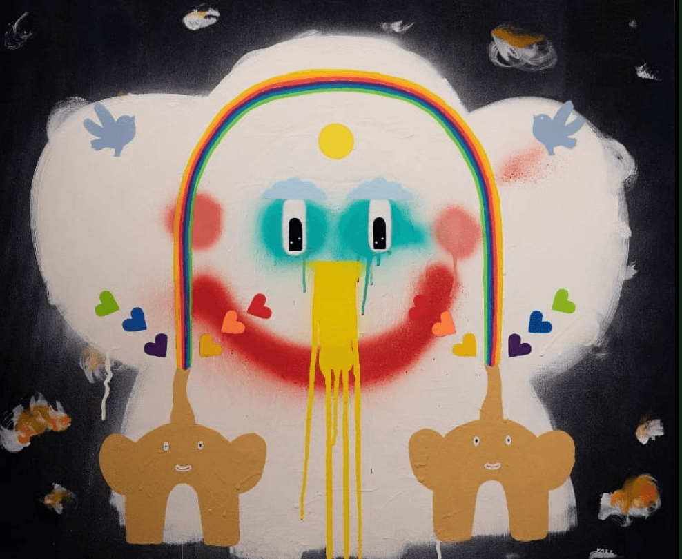 "Elephants for peace" - "Слонове за мир", 2019, Ясен Згуровски