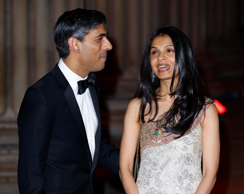 Акшата Мурти - съпругата на новия британския премиер: Успешен предприемач и дъщеря на  "индийския Бил Гейтс"