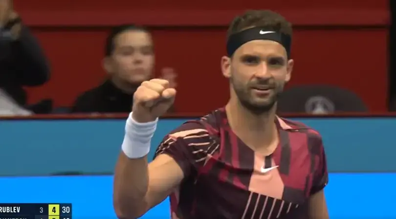 Григор Димитров победи световния No. 8 Андрей Рубльов във Виена