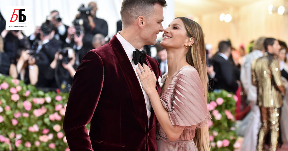 Звездата на американския футбол Том Брейди и топмоделът Жизел Бюндхен