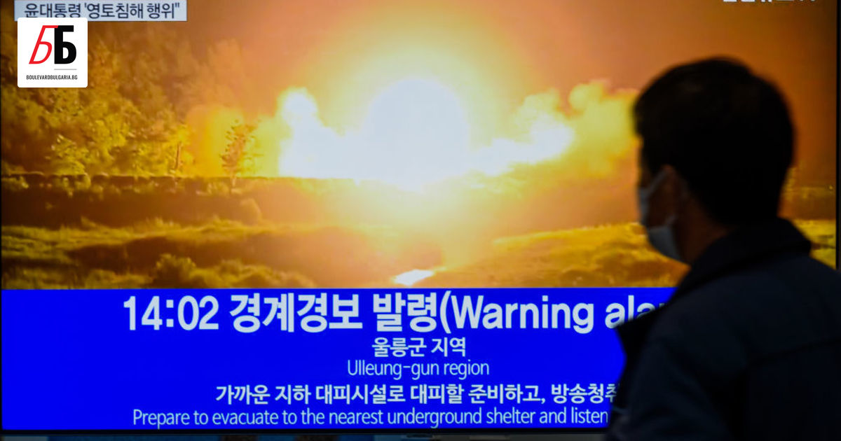 Втори ден Северна Корея изстрелва ракети, за да покаже военните
