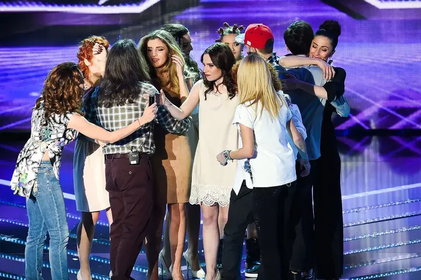 Велина Стефанова на сцената на X-Factor България сезон 4