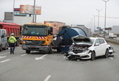 10 автомобила и 2 камиона се удариха на Околовръстното шосе в София