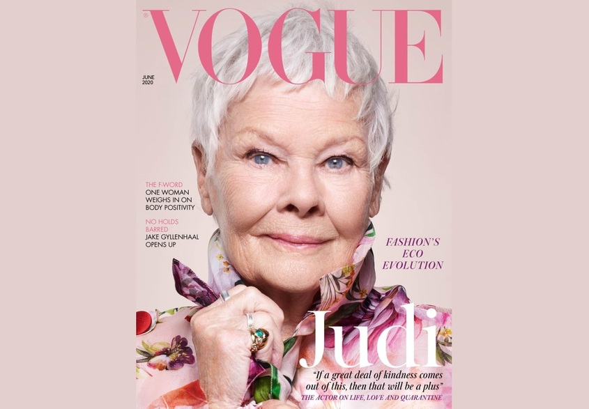 На 85 г. Джуди Денч блести на корицата на Vogue