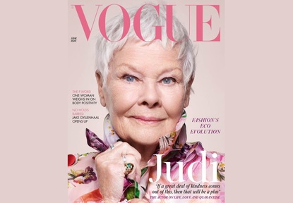 На 85 г. Джуди Денч блести на корицата на Vogue
