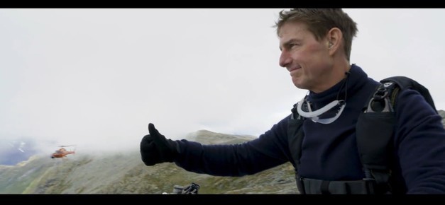 Том Круз показа "най-опасната" каскада от новия филм на "Мисията невъзможна"