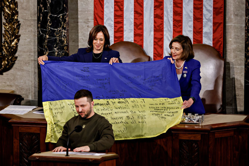 Историческа реч на Зеленски пред Конгреса: Украйна никога няма да се предаде