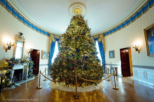 От Белия Дом публикуваха снимки с празничната украса 