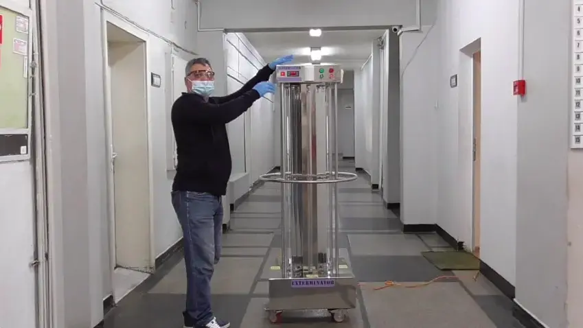Първите уреди за UV-C дезинфекция от кампанията #БългарияЗаЛекарите” вече са във Видин