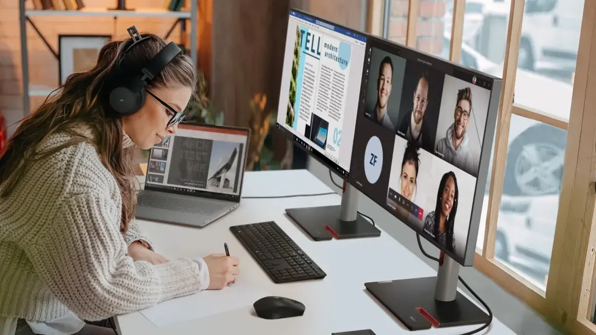 Lenovo ThinkVision VoIP монитори