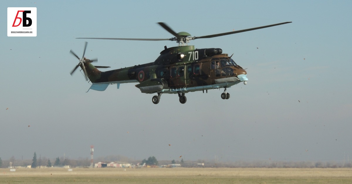 В неделя следобед вертолет Кугар от състава на 24-та авиационна