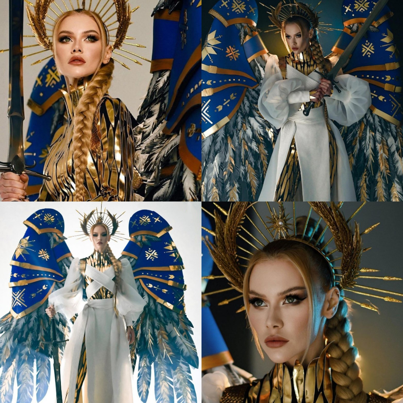 Украйна, Мис Украйна, Мис Вселена, Miss Universe, Виктория Апанасенко, Войн на светлината, warrior of light, костюм,