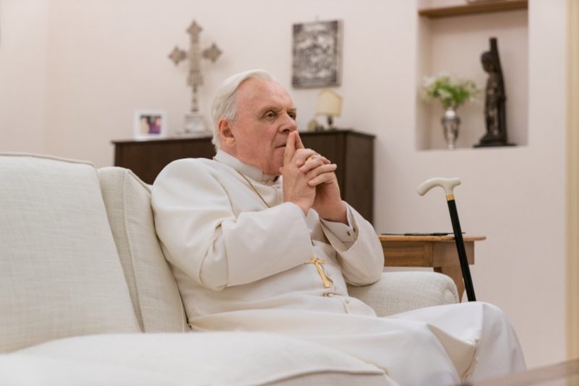 "Двамата папи": дебат за вярата, пицата и обувките на светия отец - ревю - Папа Франциск