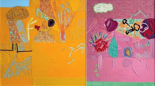 Абстрактната живопис на Димитър Петров е в Галерия "Ракурси"