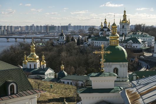 Шест руски балона са забелязани над Киев и повечето са
