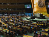 Снимка от дебатите в ООН около резолюцията в подкрепа на Украйна