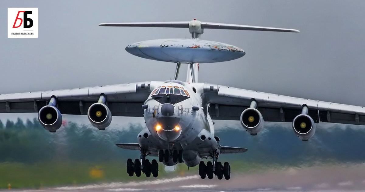 Руски военен разузнавателен самолет A-50 е поразен при два взрива