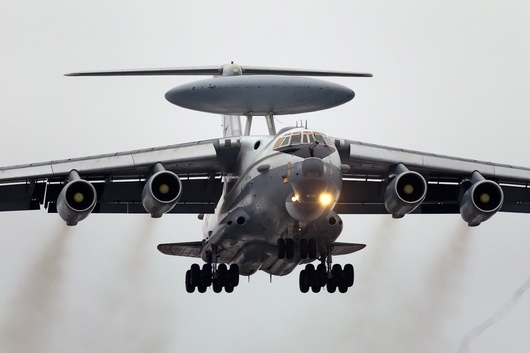 Разузнавателният самолет A 50 е една от гордостите на руската армия