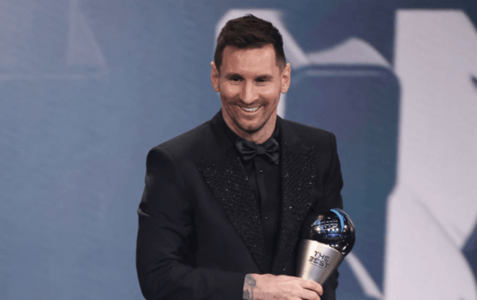 Футболната звезда от Аржентина Лионел Меси беше награден с отличието