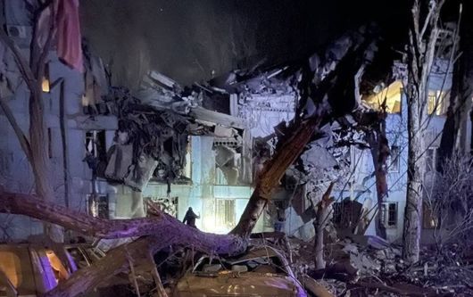 Русия отново нападна жилищна сграда в украинската област Запорожие При