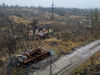 Унищожен руски танк на фронта в Украйна