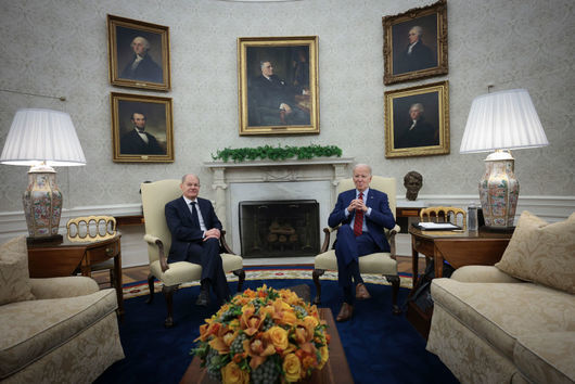 Американският президент Джо Байдън и германският канцлер Олаф Шолц демонстрираха