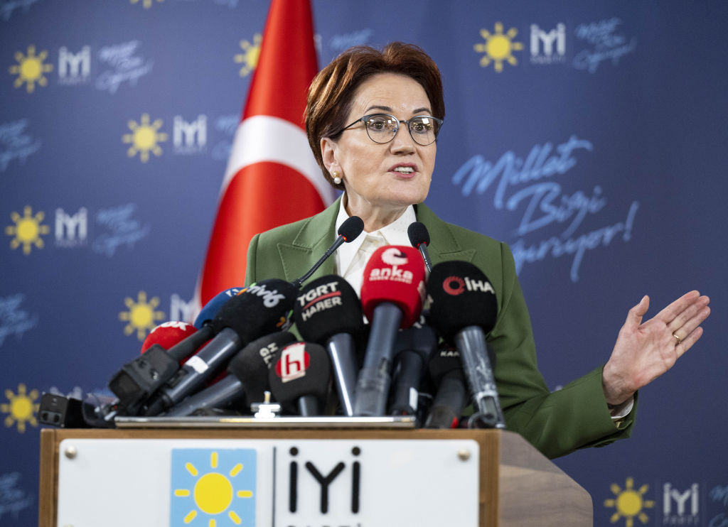 Лидерът на турската Партия на доброто (IYI) Мерал Акшенер.