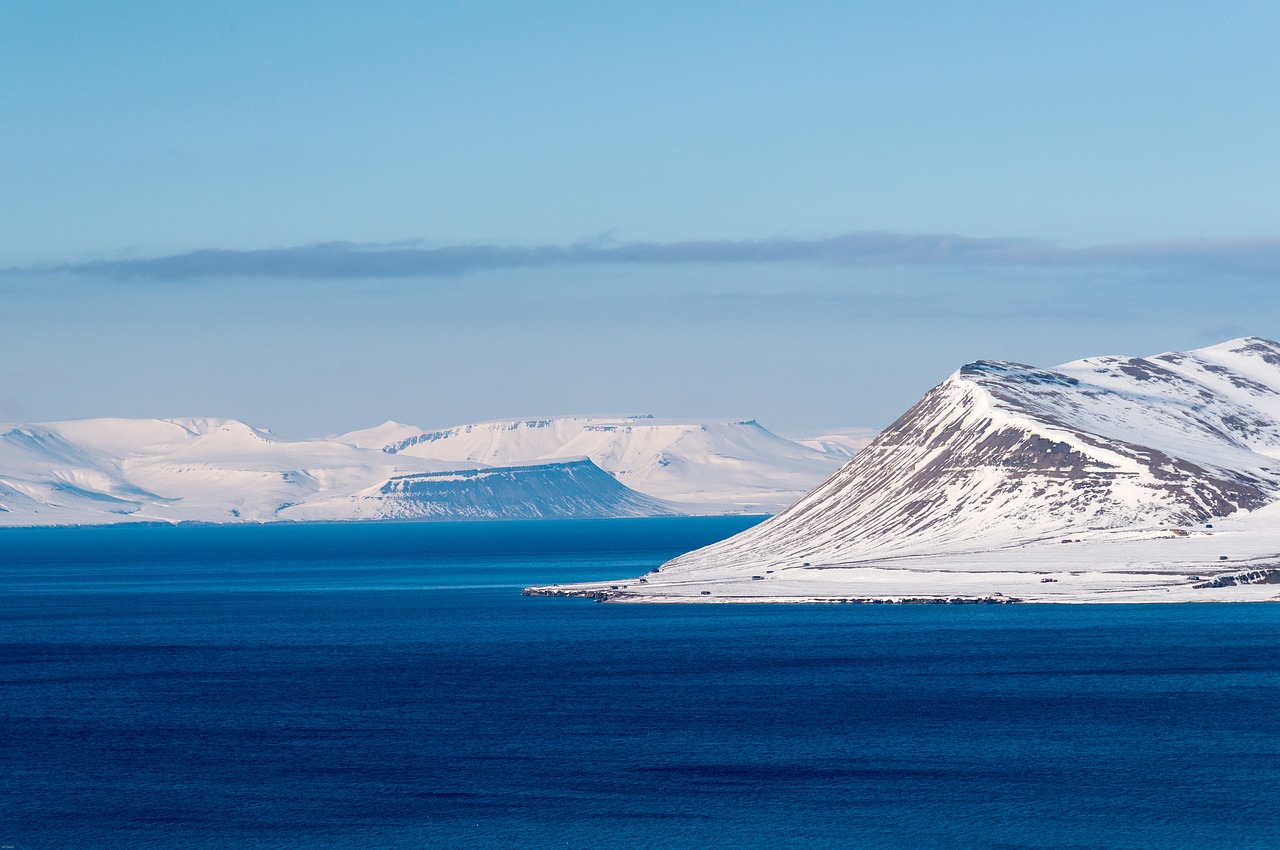 Снимка от архипелага Свалбард в Норвегия